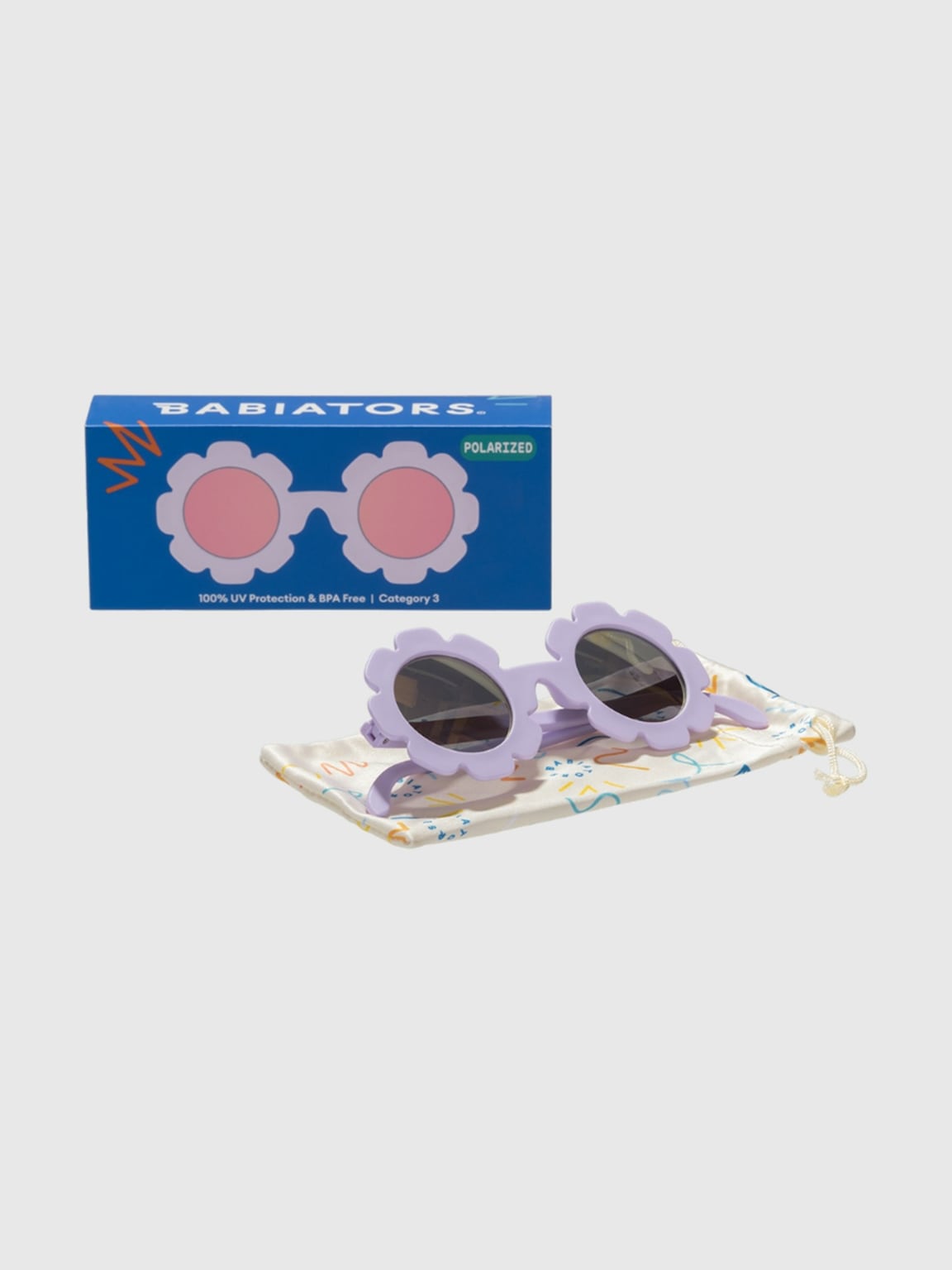 Babiators Polarized Toddler and Kid Flower Sunglasses