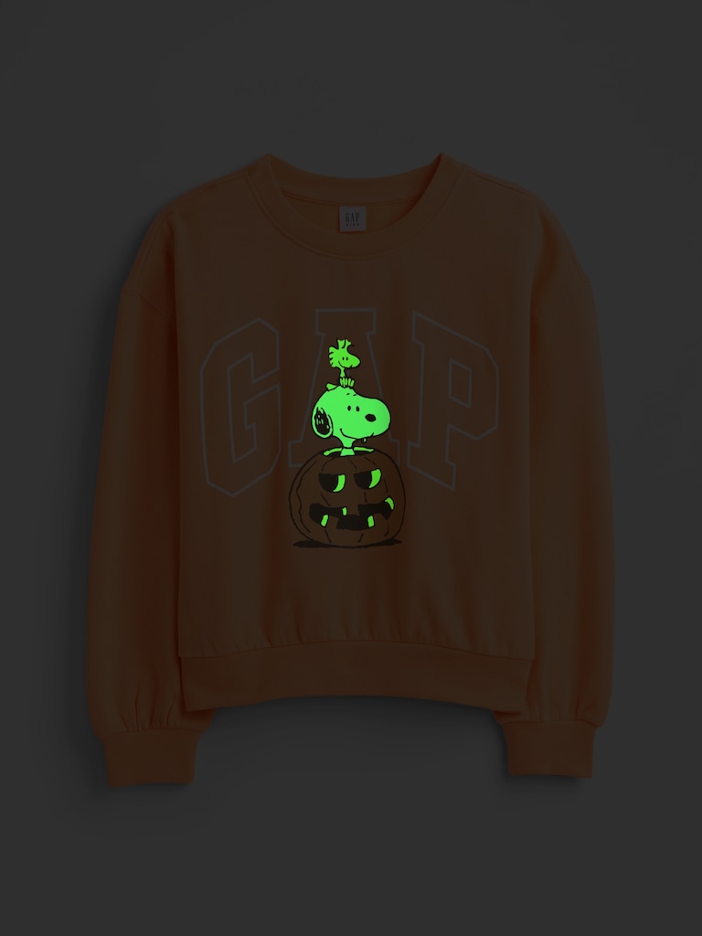 GapKids Peanuts Oversized Wedge Logo Sweatshirt