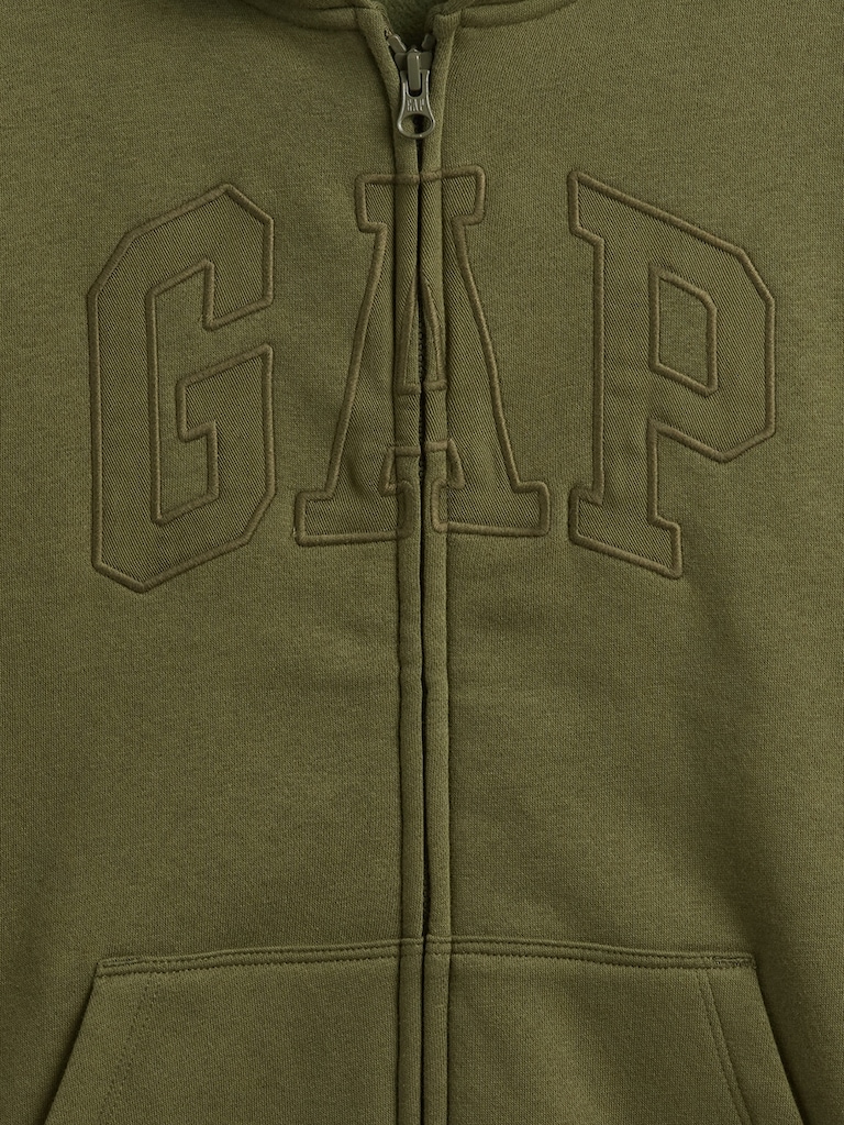 Kids VintageSoft Logo Zip Hoodie