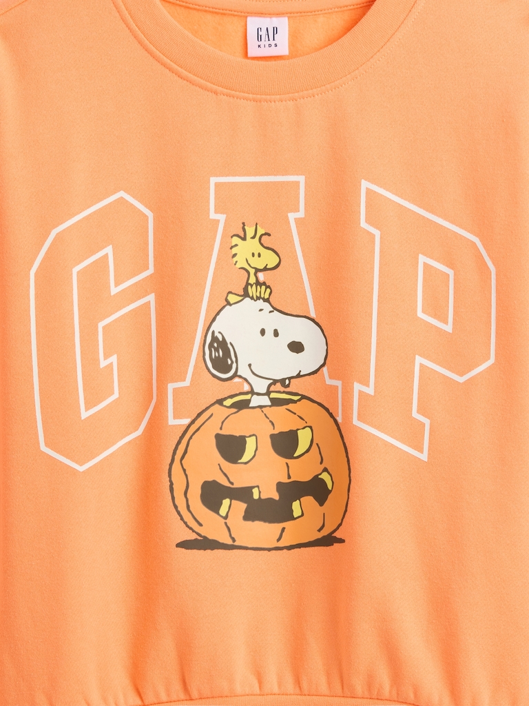 GapKids Peanuts Oversized Wedge Logo Sweatshirt
