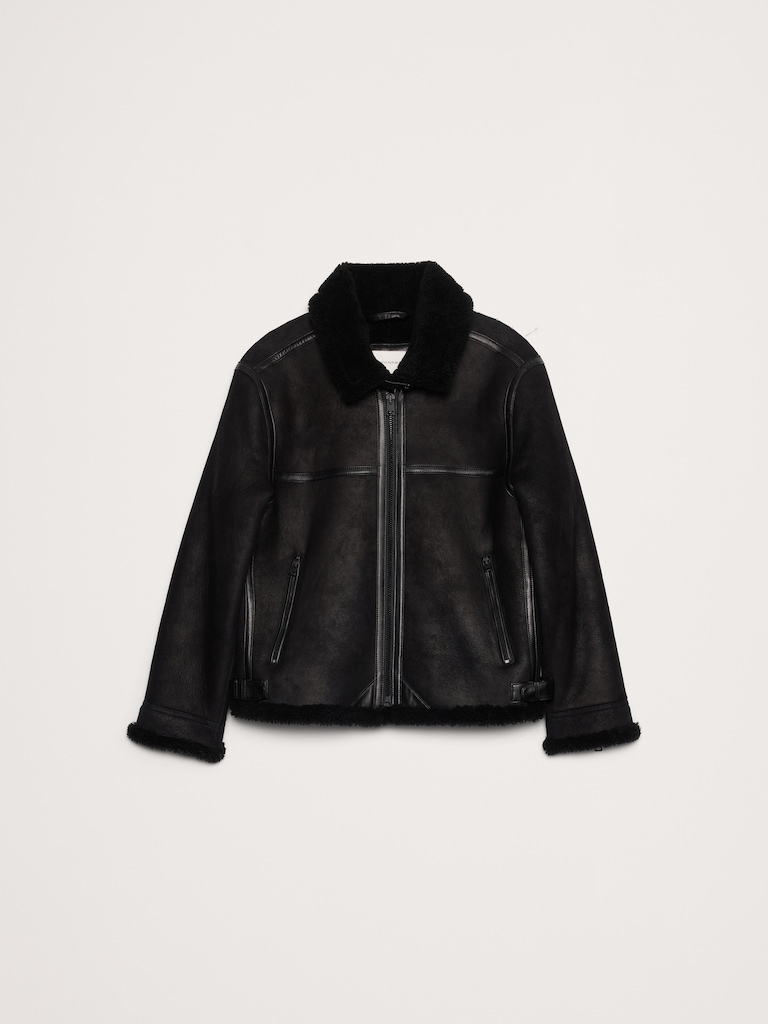 Shearling Aviator Jacket