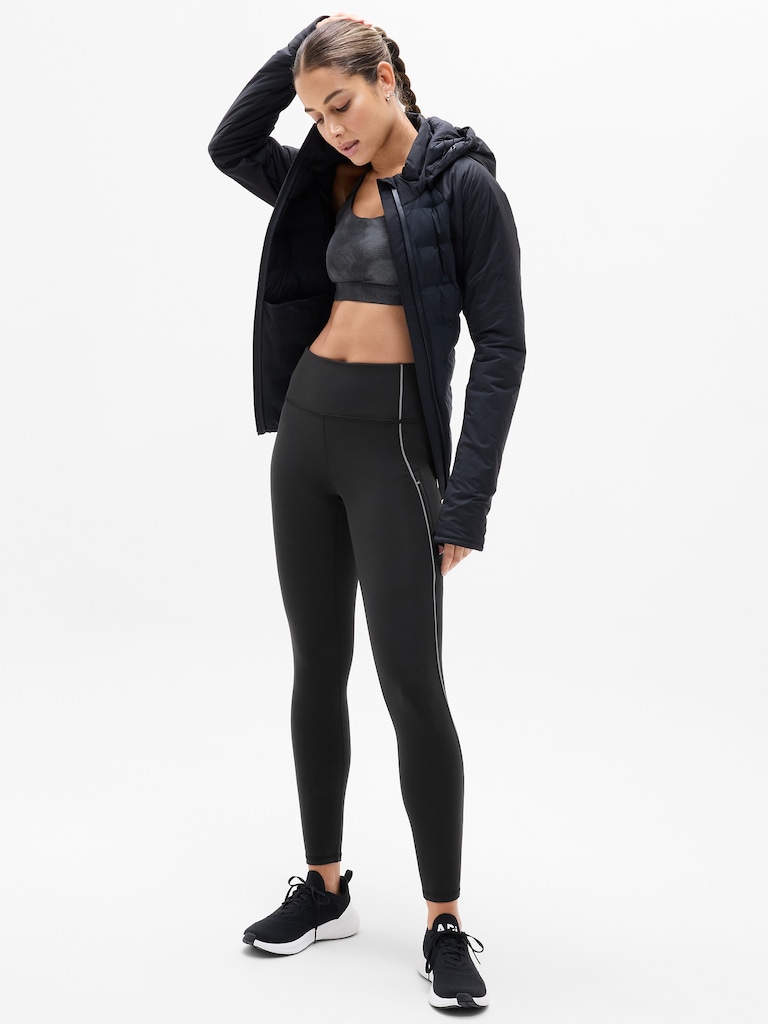 Rainier High Rise Reflective Stripe Legging