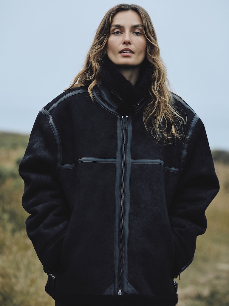 Shearling Aviator Jacket