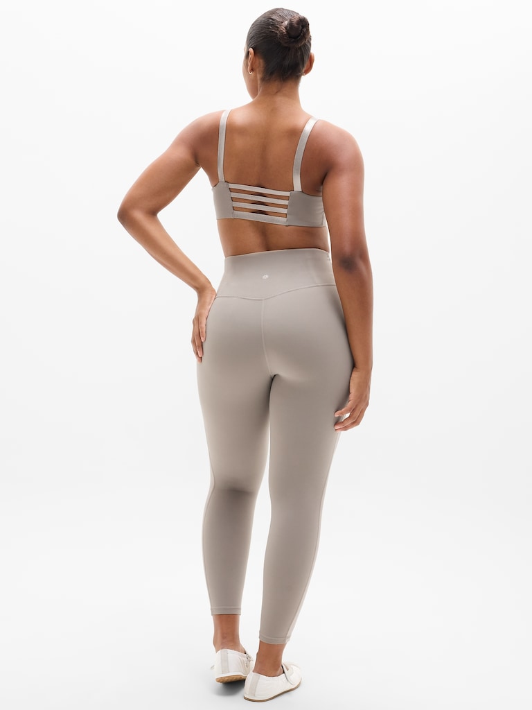 Elation Ultra High Rise Shine Sport Stripe 7/8 Legging