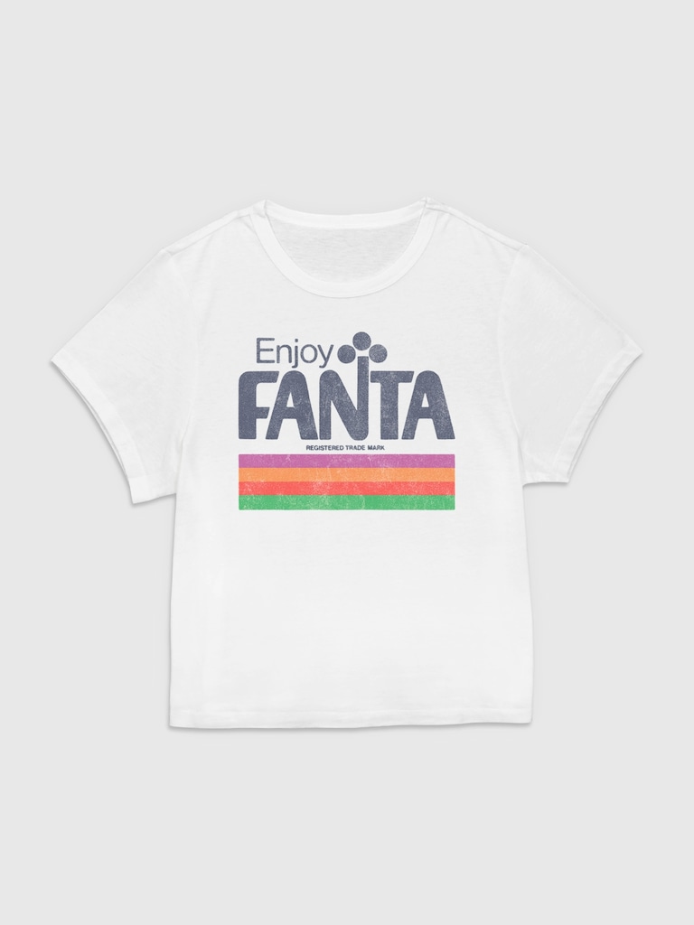 Retro Fanta Graphic Baby Fit T-Shirt