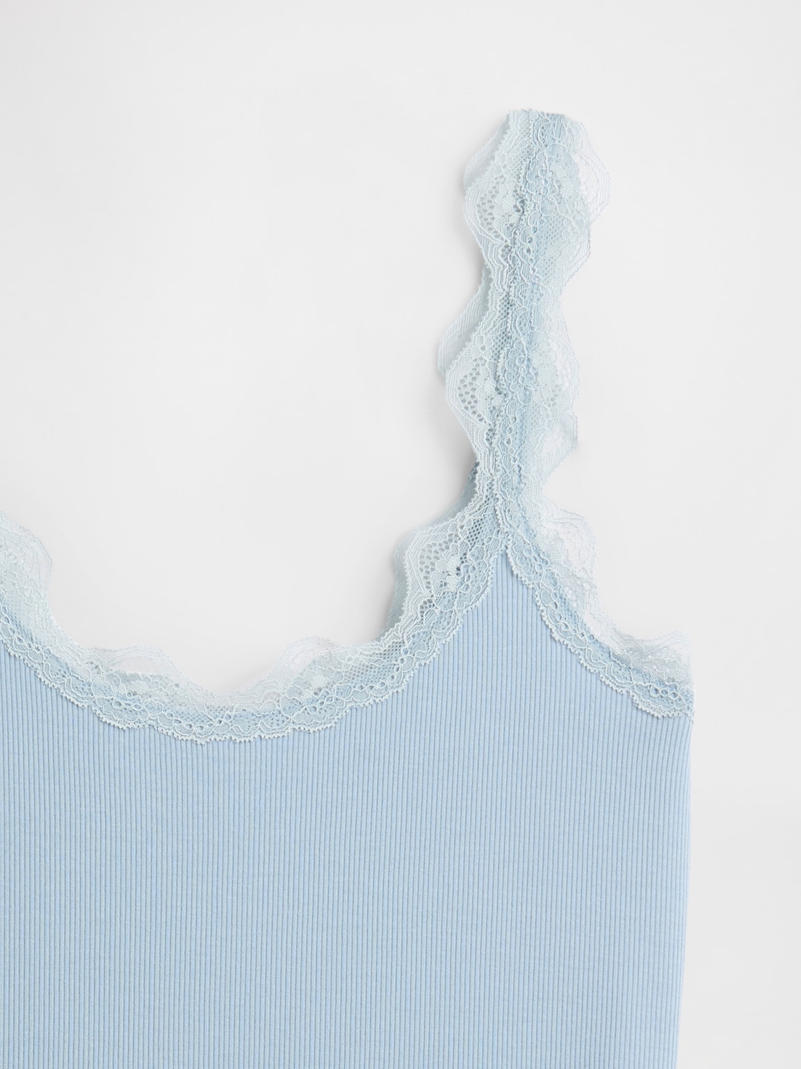 Mini Rib Lace PJ Tank Top