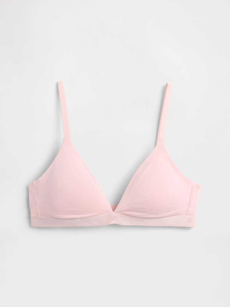 Organic Stretch Cotton Triangle Bra