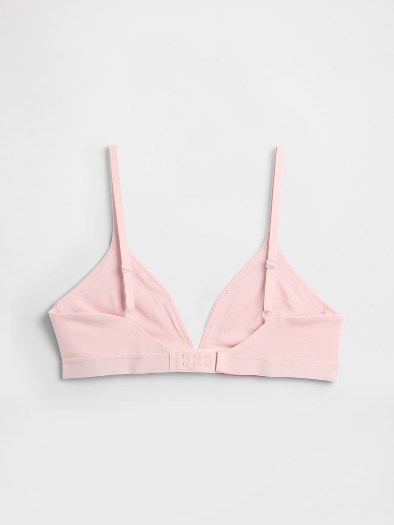 Organic Stretch Cotton Triangle Bra