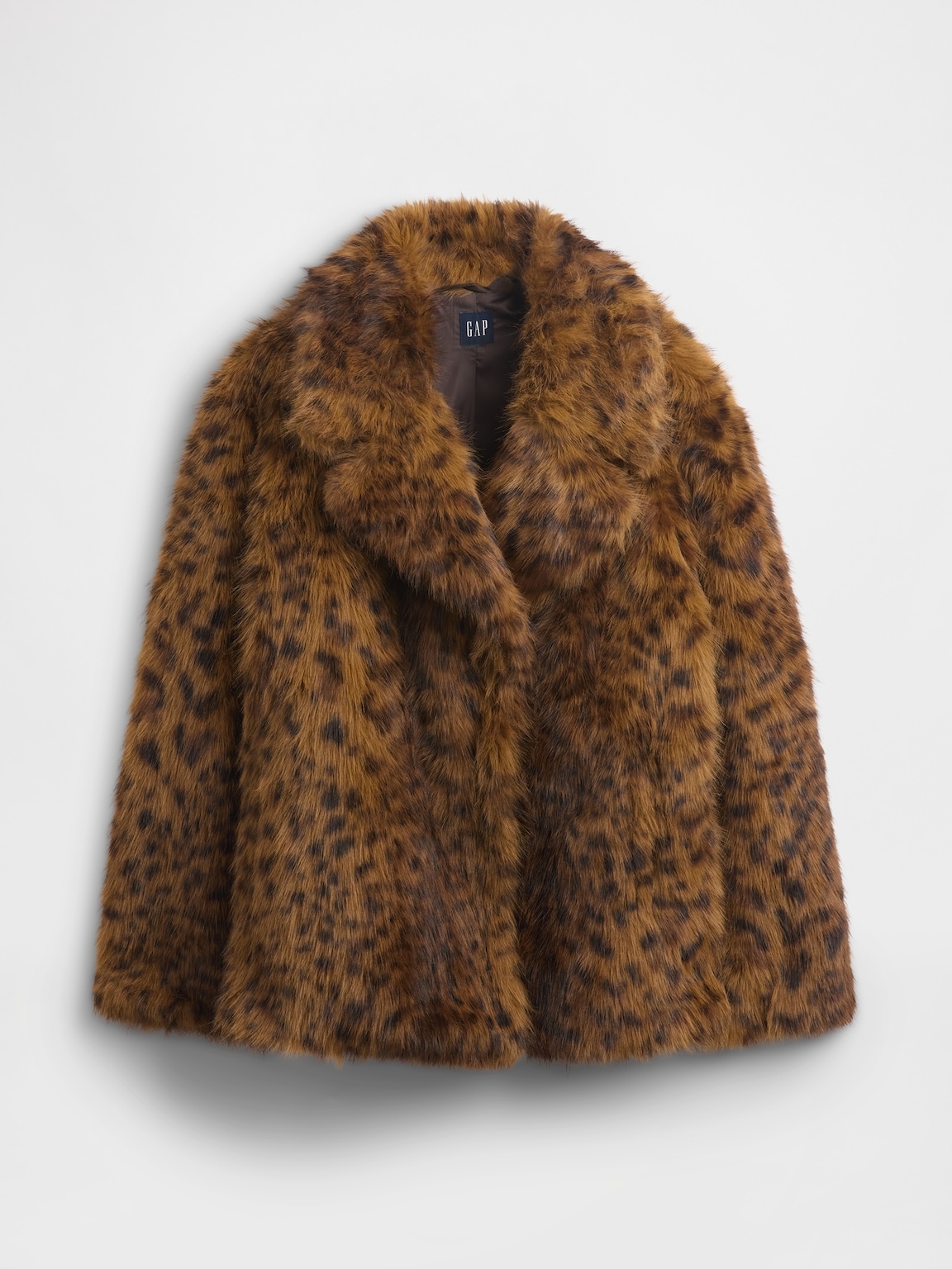 Leopard Faux Fur Coat