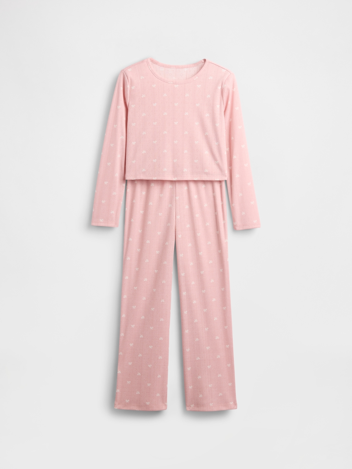 Kids Recycled Pointelle PJ Set