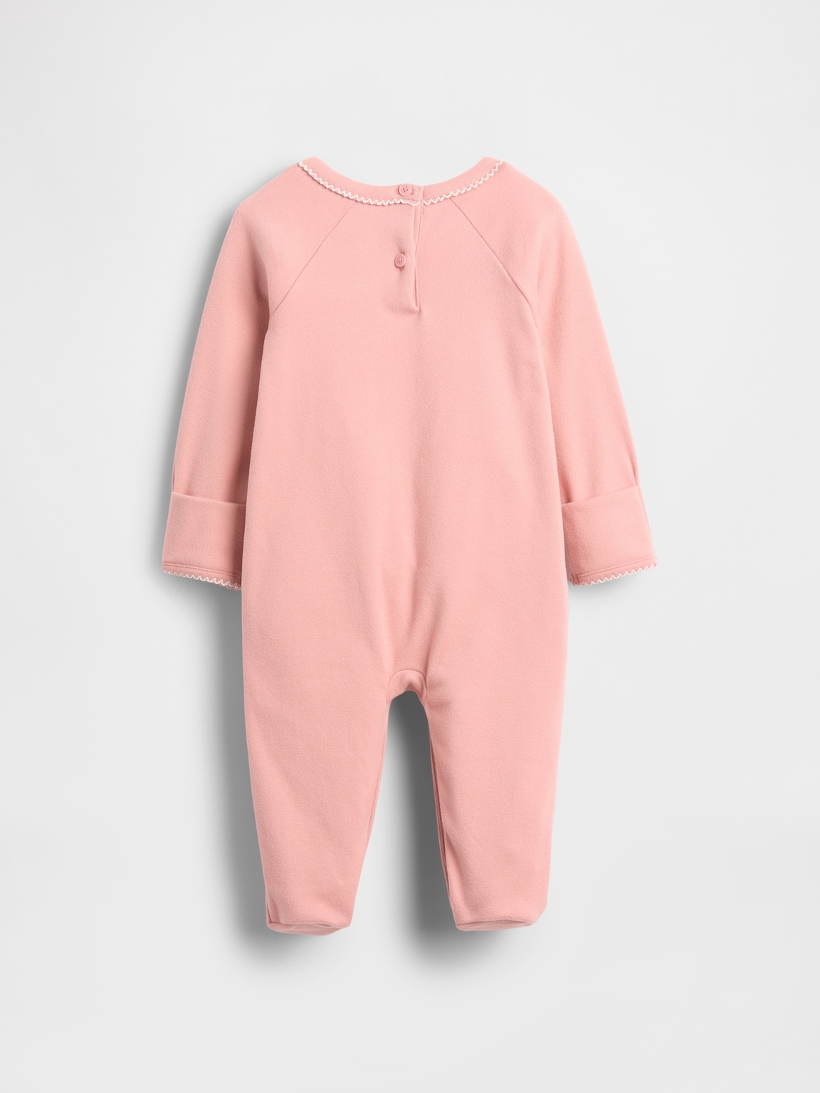 Baby Softspun Heart Pocket Footed One-Piece