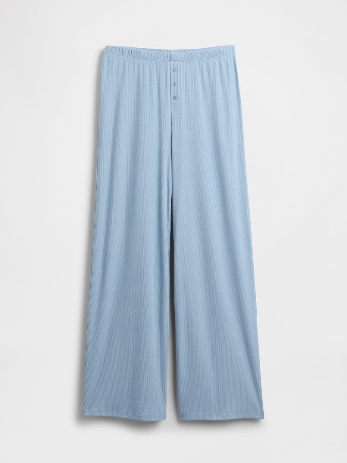 Mini Rib Wide-Leg PJ Pants