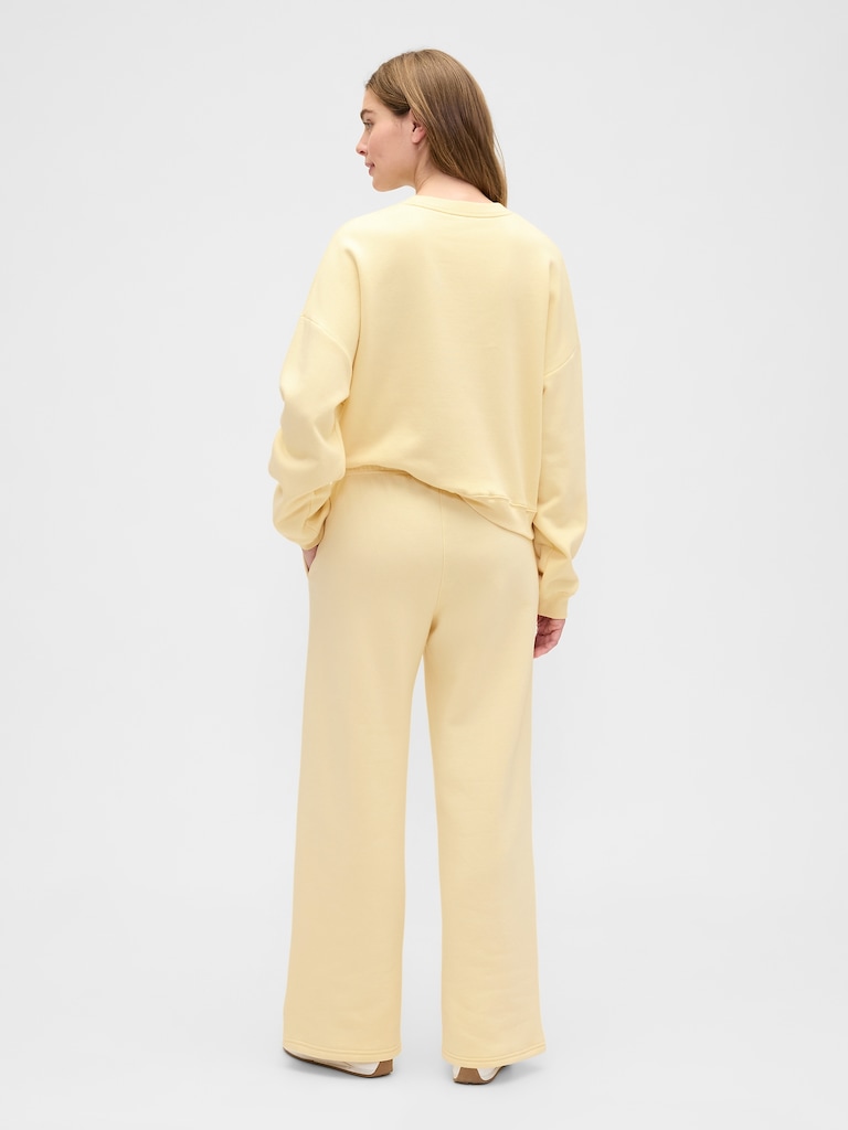 Relaxed Straight-Leg Sweatpants