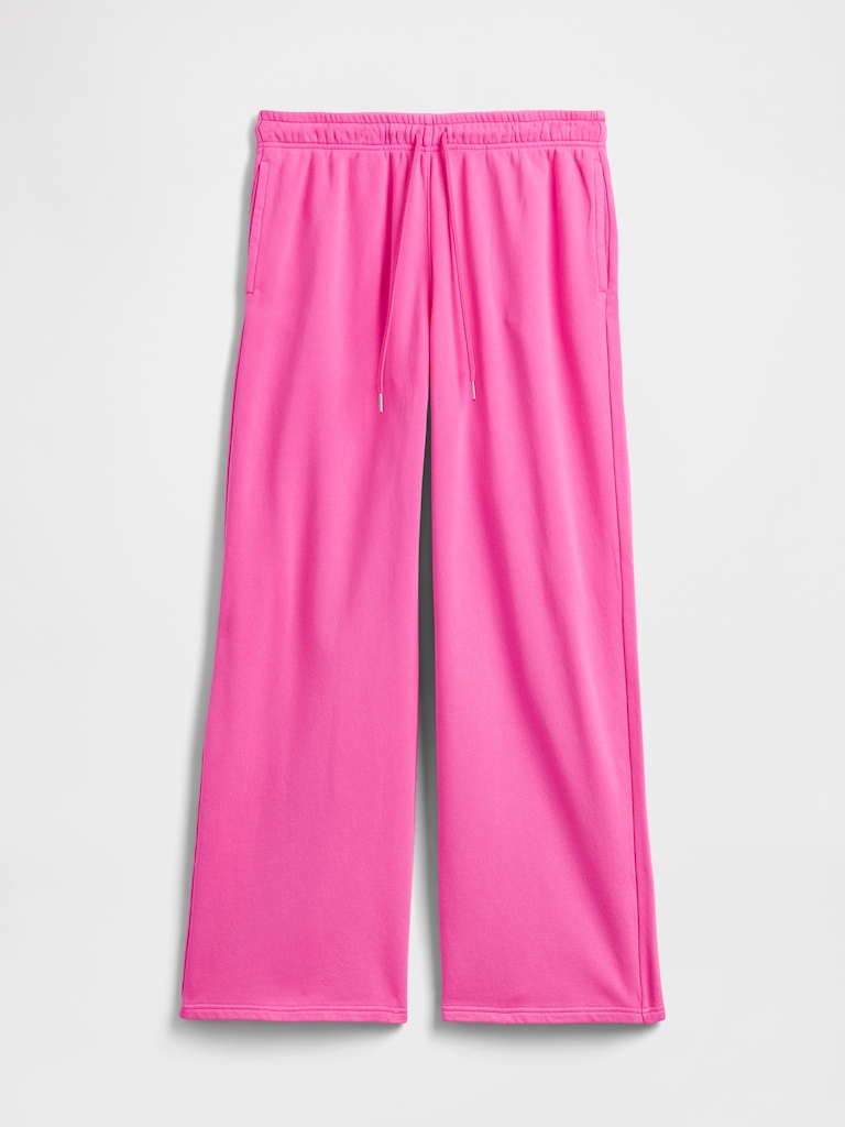 Relaxed Straight-Leg Sweatpants