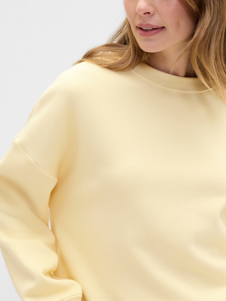 Relaxed Wedge Crewneck Sweatshirt