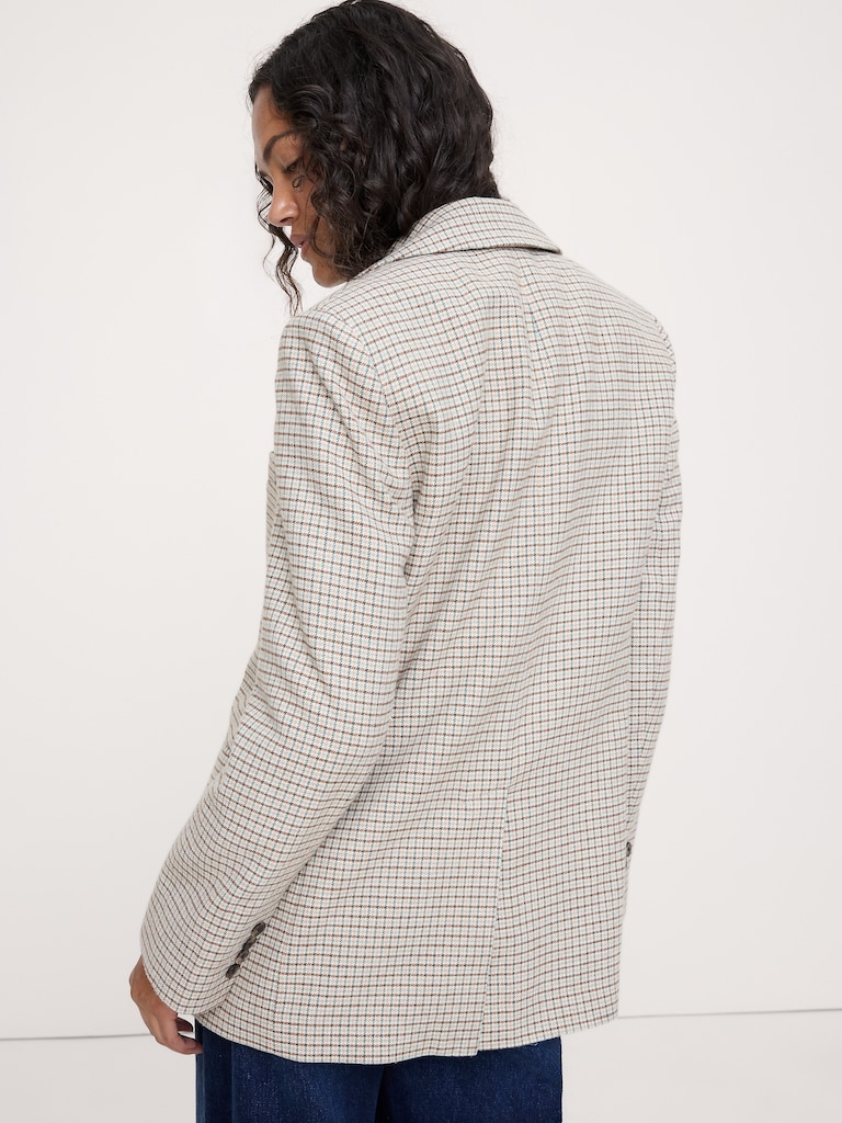 Boyfriend Italian Flannel Blazer