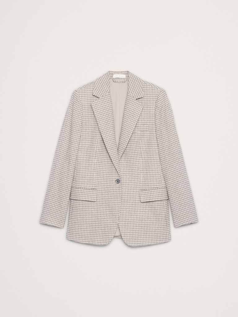 Boyfriend Italian Flannel Blazer