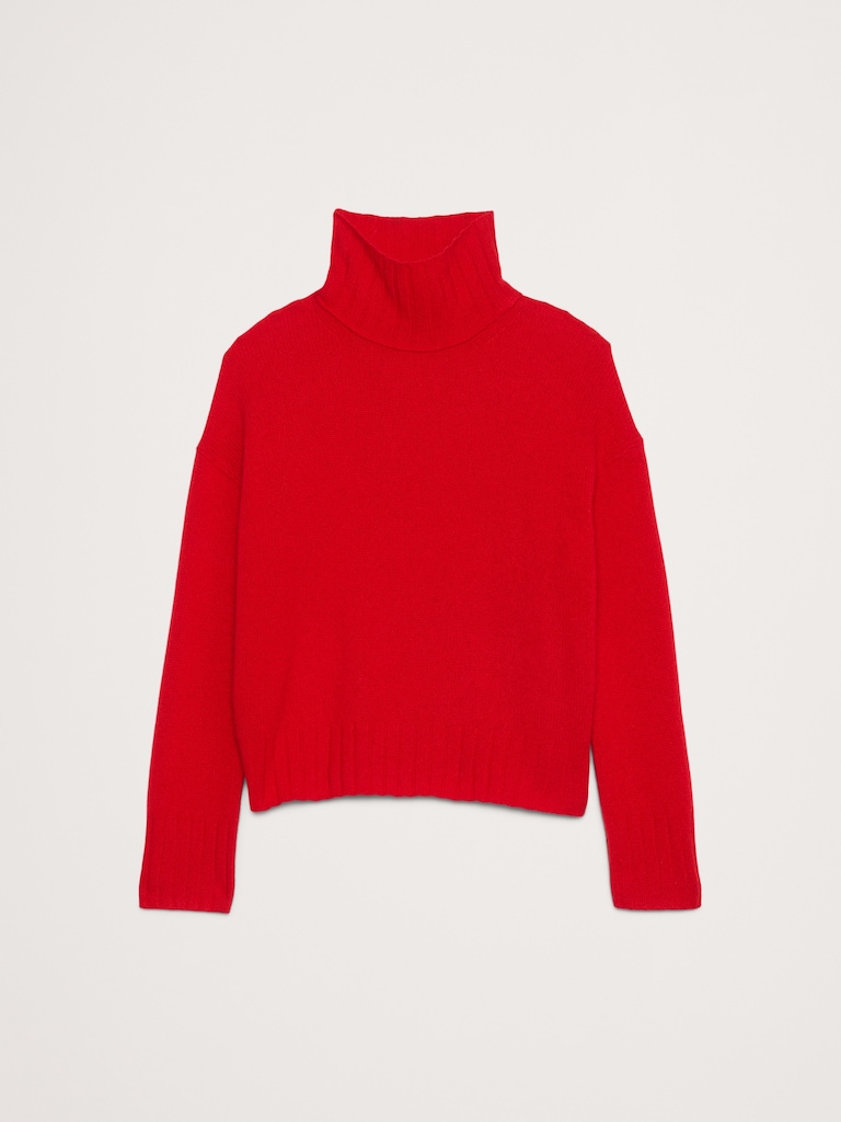 Relaxed Cashmere Turtleneck Sweater