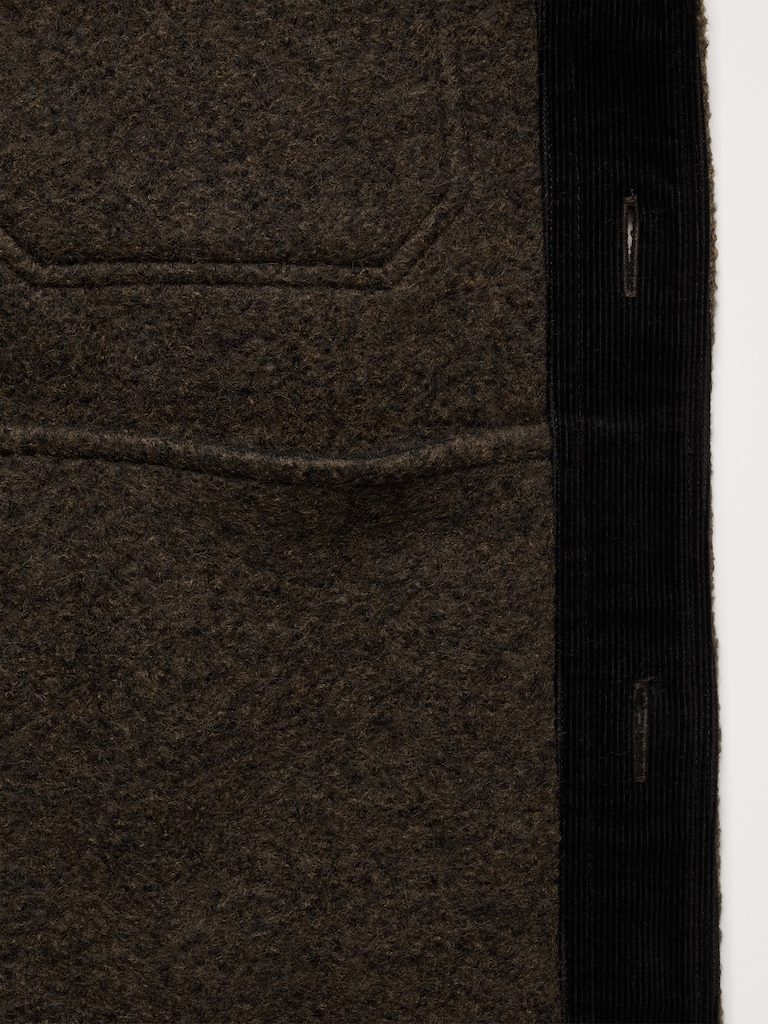 Boiled Wool Shirt Jacket