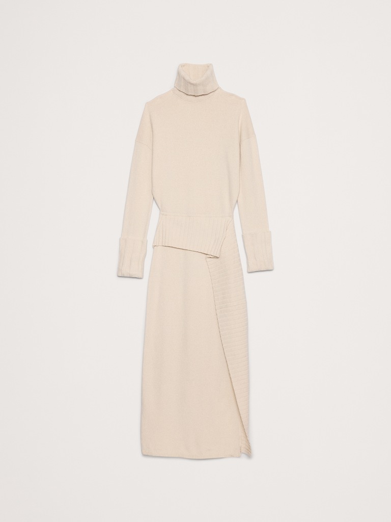 Merino-Cotton Maxi Sweater Dress