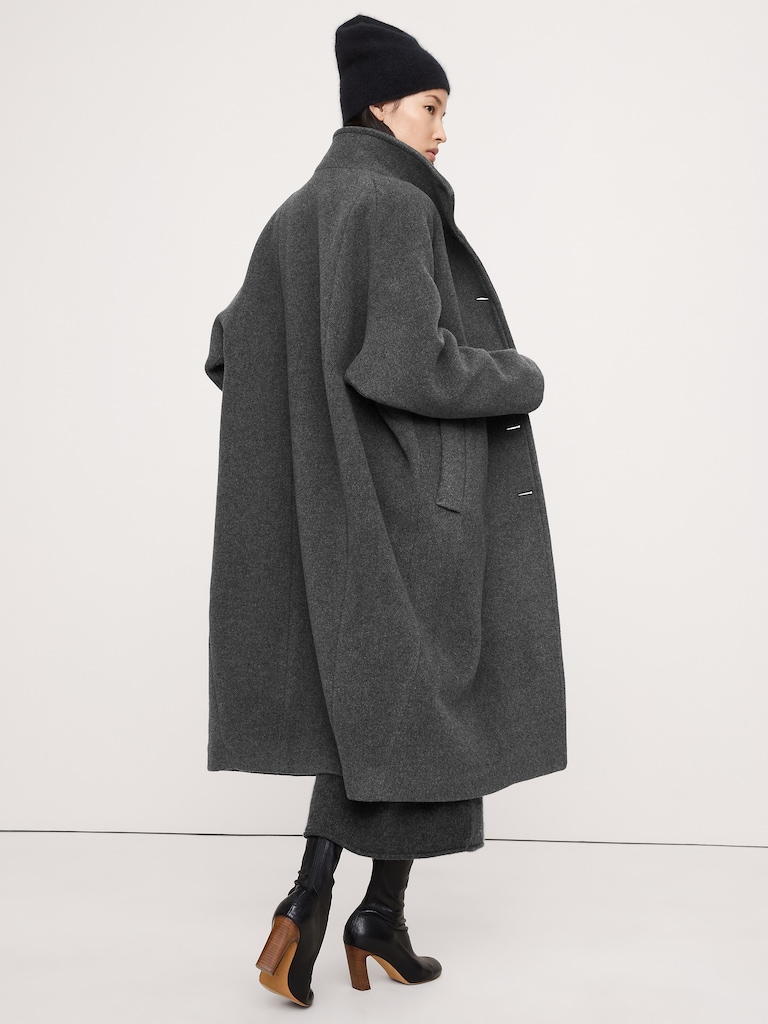 Italian Wool-Blend Top Coat