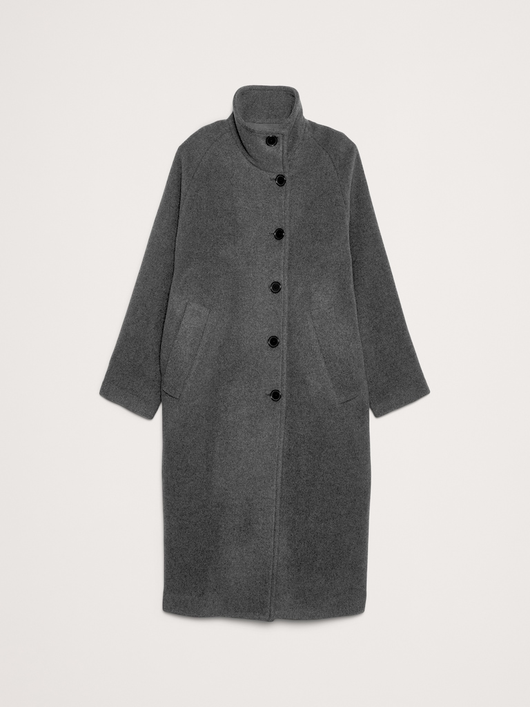 Italian Wool-Blend Top Coat