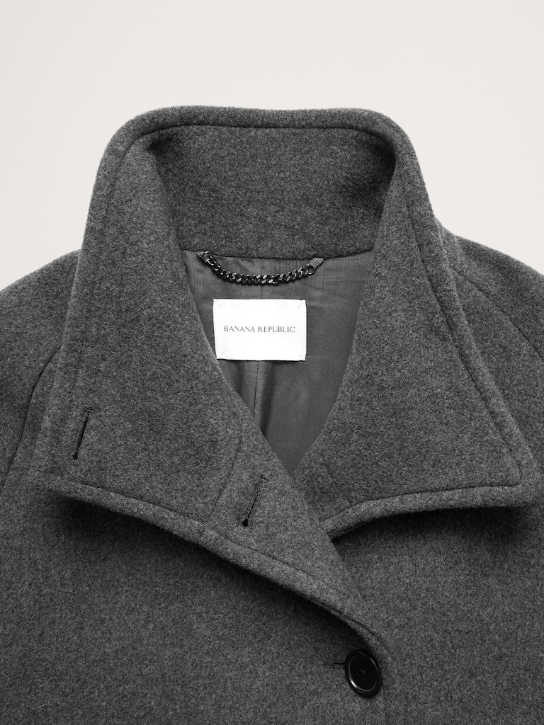 Italian Wool-Blend Top Coat