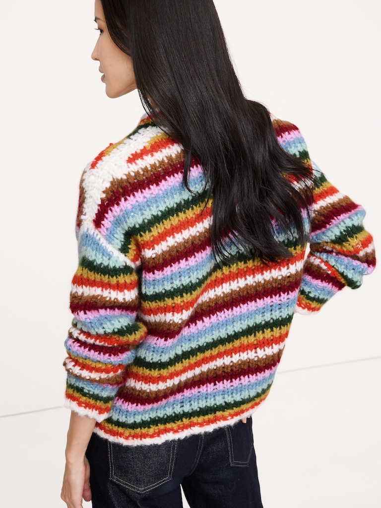 Chunky Cashmere-Silk Sweater