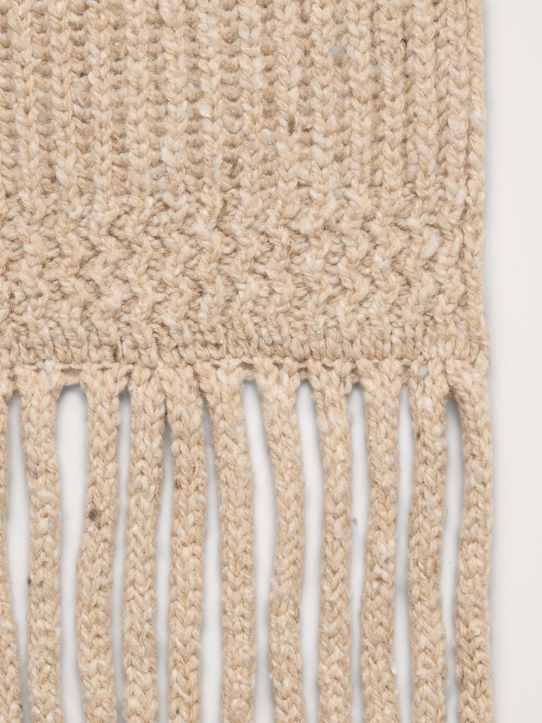 Donegal Wool-Blend Extra-Long Scarf