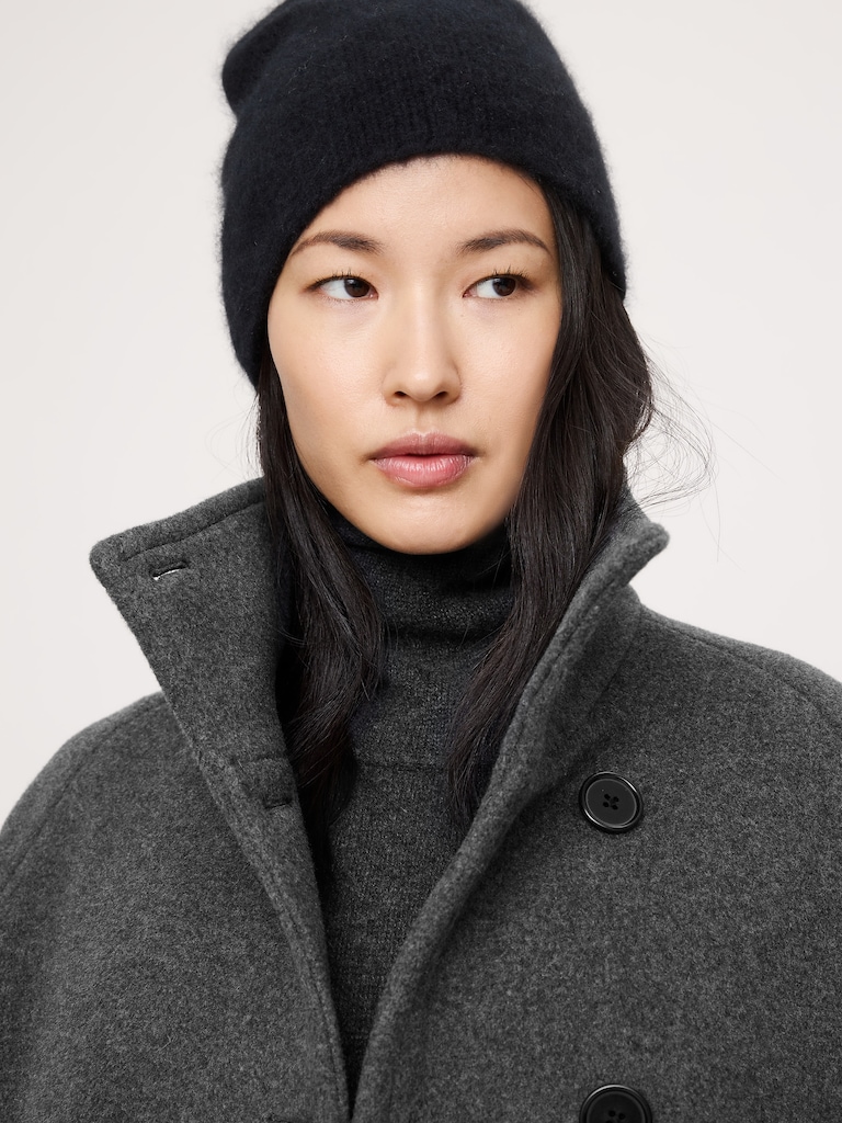 Italian Wool-Blend Top Coat