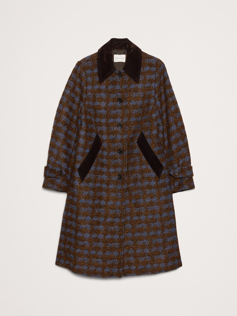 Italian Jacquard Overcoat