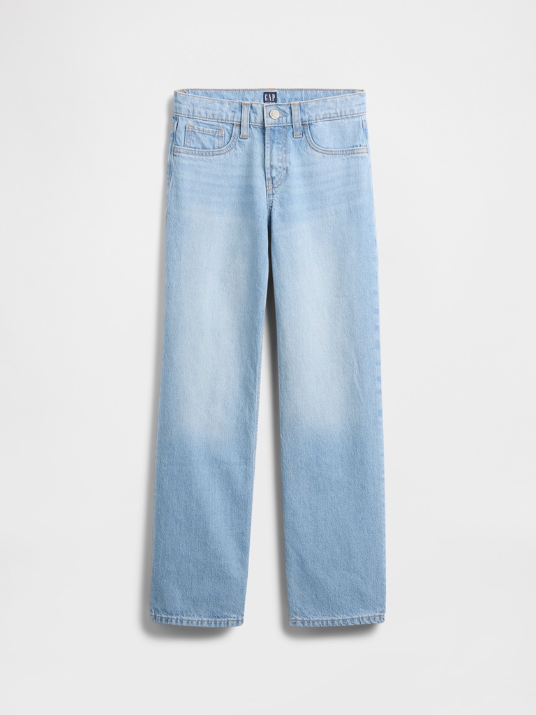 Kids Low Rise Straight Jeans