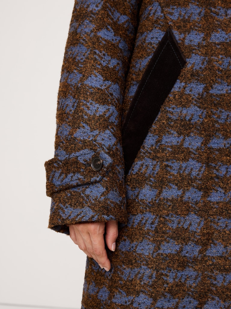 Italian Jacquard Overcoat