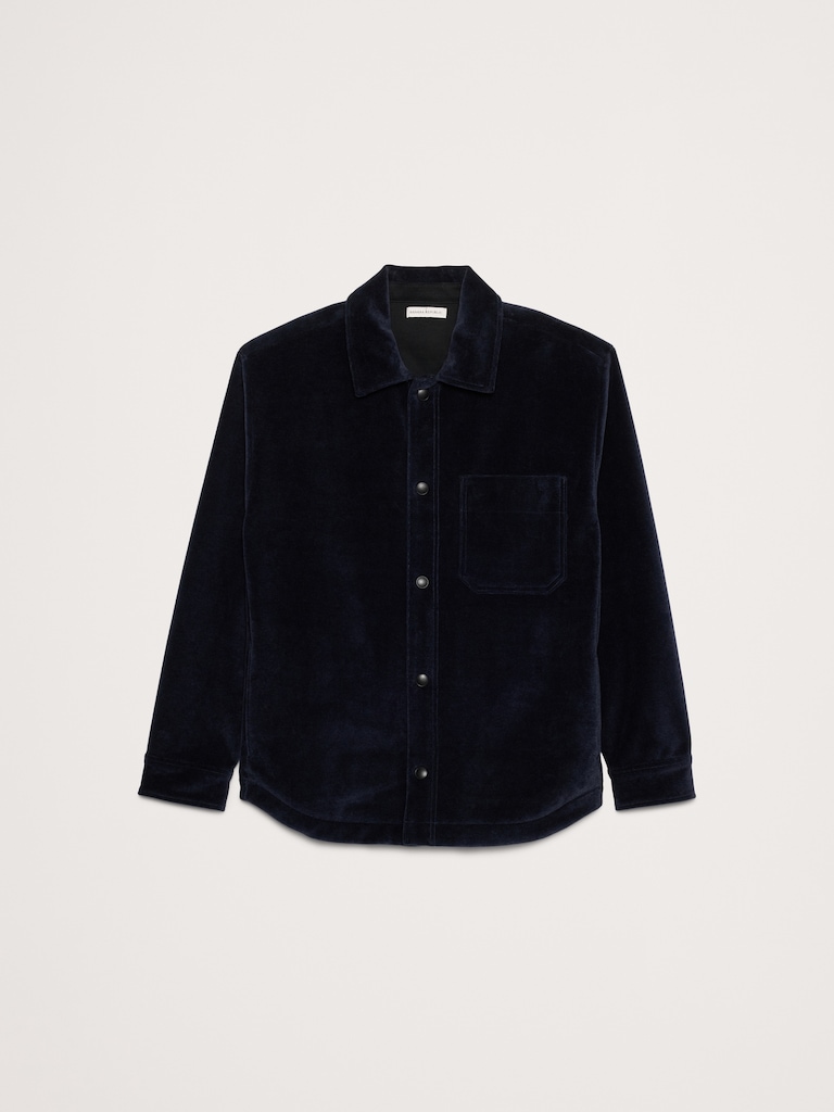 Velour Overshirt