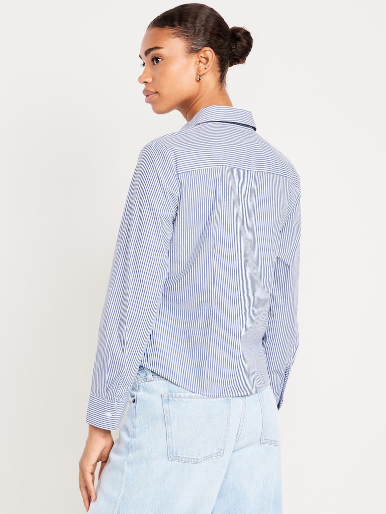 Slim Button-Down Striped Shirt