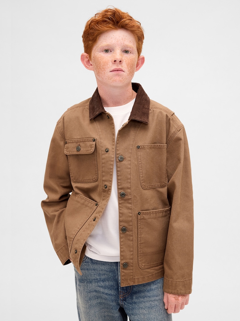Kids Canvas Utility Jacket