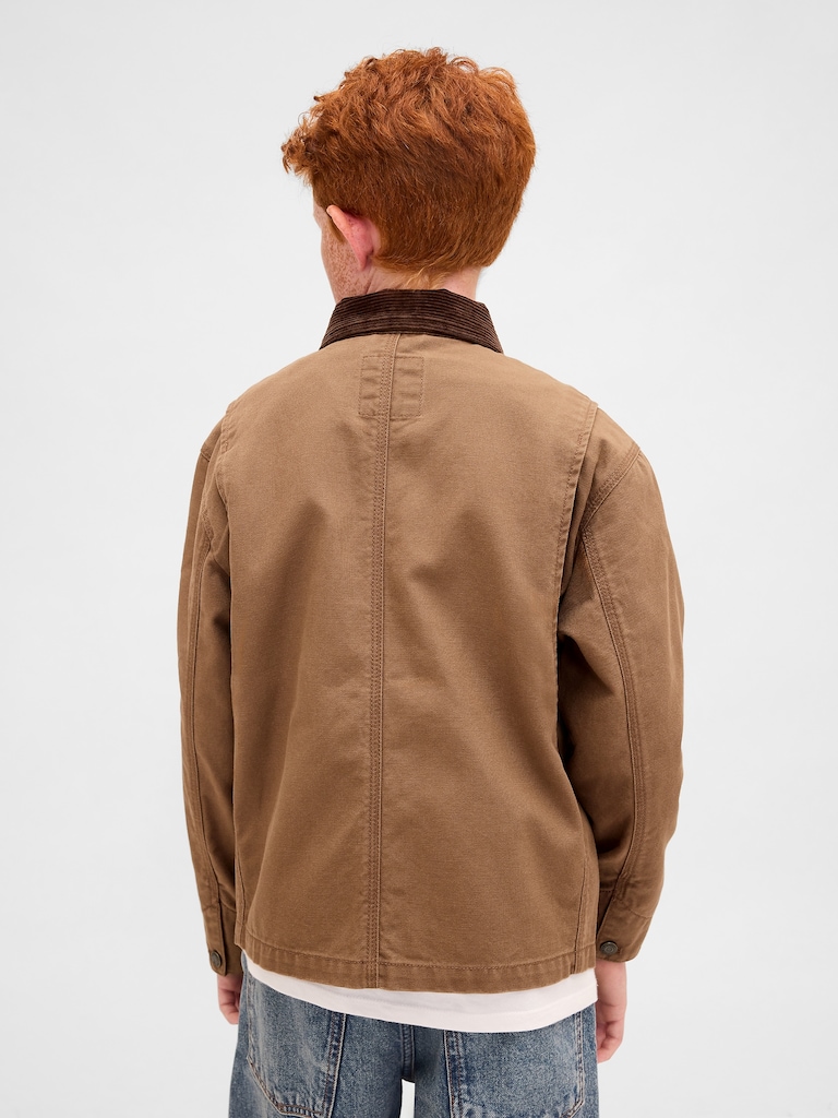 Kids Canvas Utility Jacket