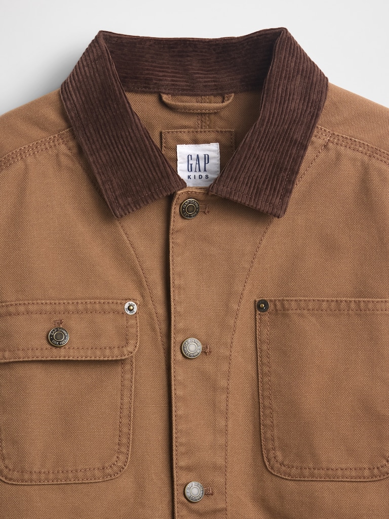 Kids Canvas Utility Jacket