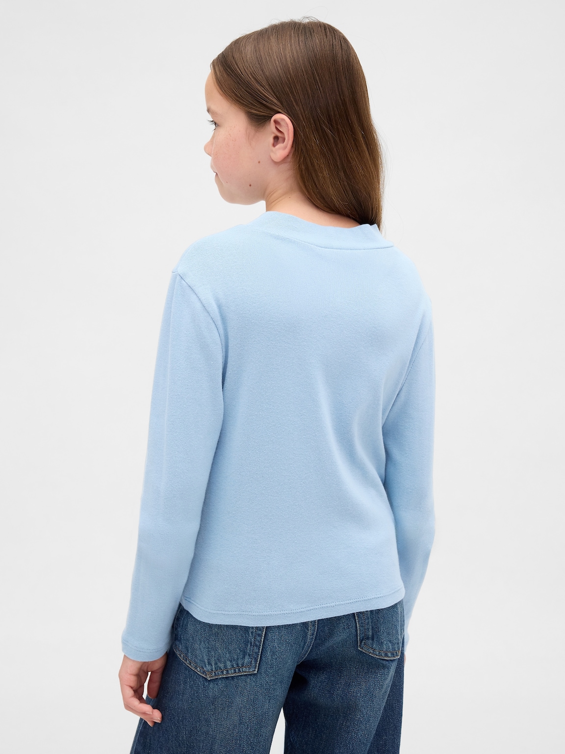 Kids Rib Mockneck T-Shirt