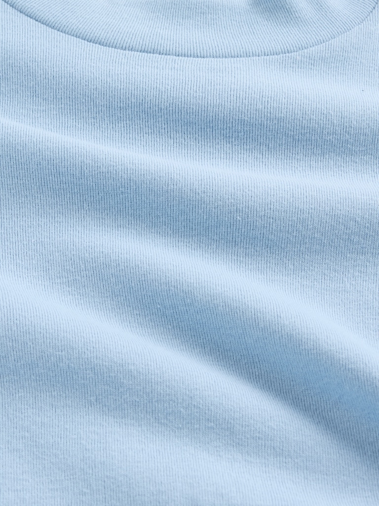 Kids Rib Mockneck T-Shirt