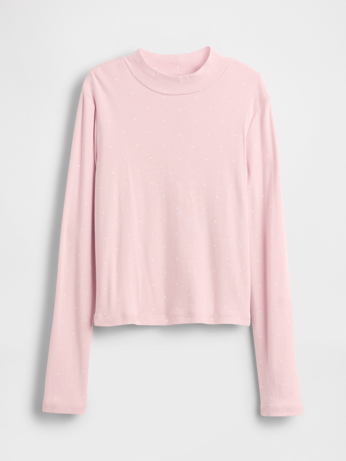 Kids Rib Mockneck T-Shirt