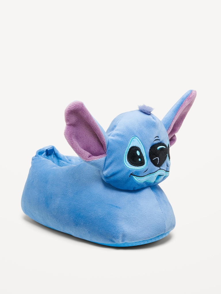 Disney© Gender-Neutral Stitch Velour Slippers for Kids