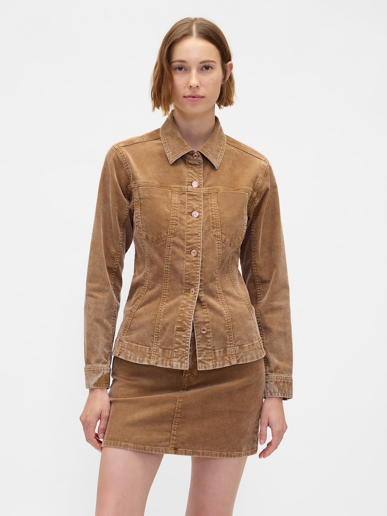 Corduroy Crop Jacket