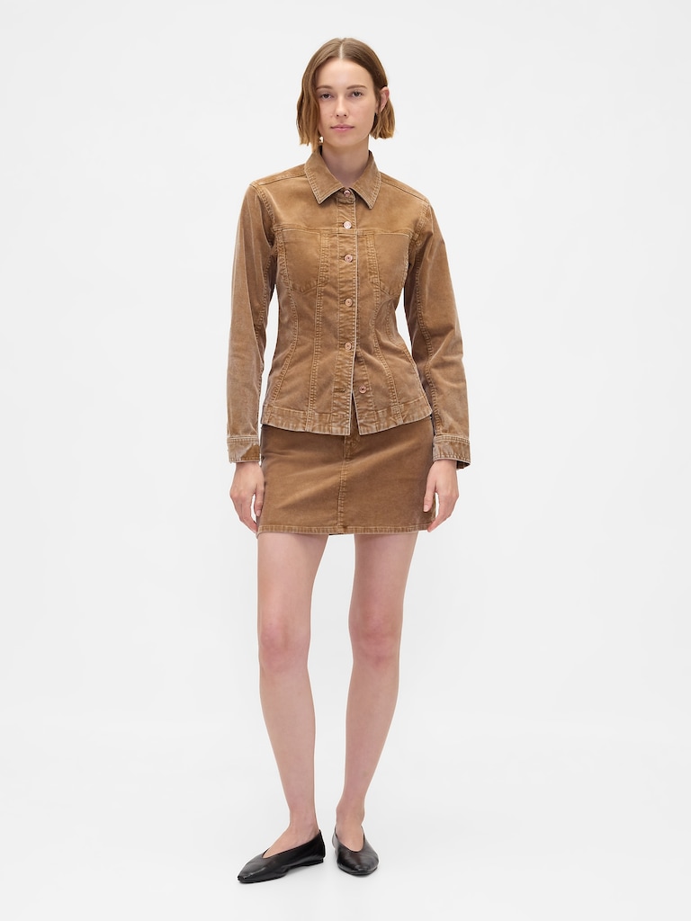 Corduroy Crop Jacket