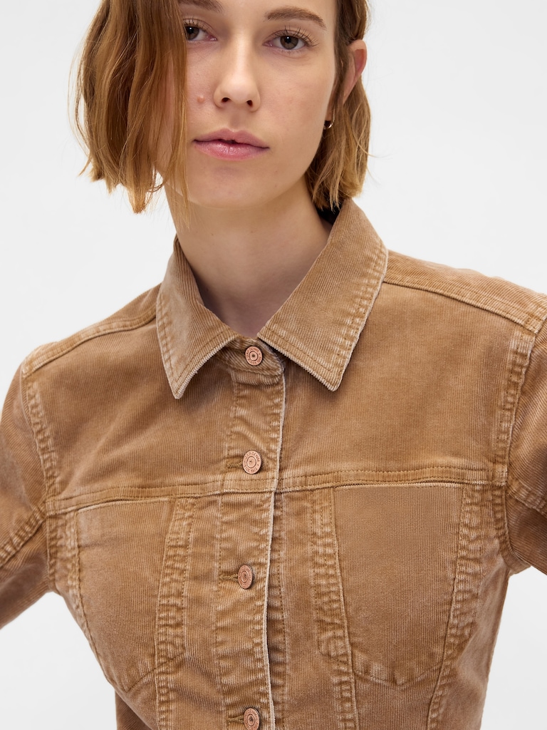 Corduroy Crop Jacket