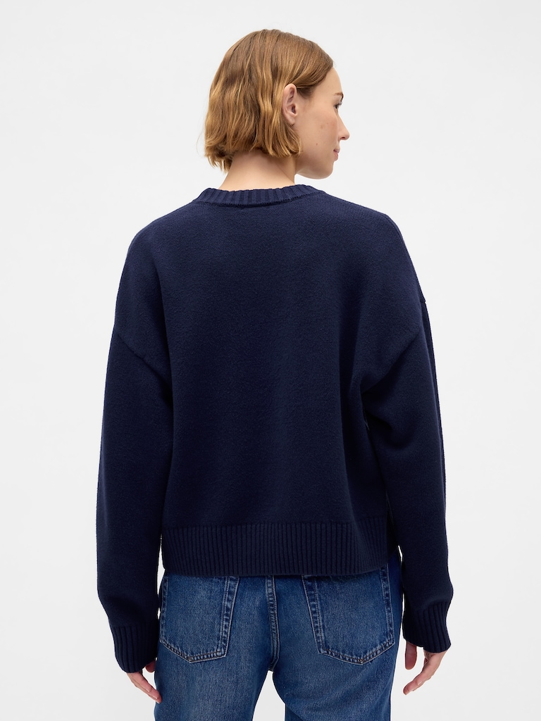 CashSoft Brannan Bear Logo Sweater