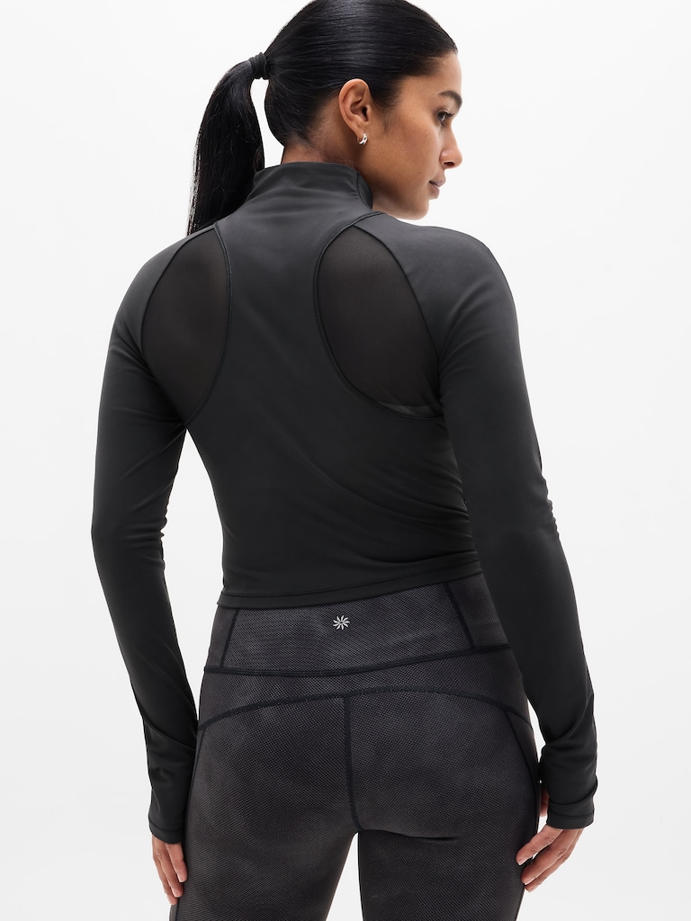 Summit Mesh Crop Top