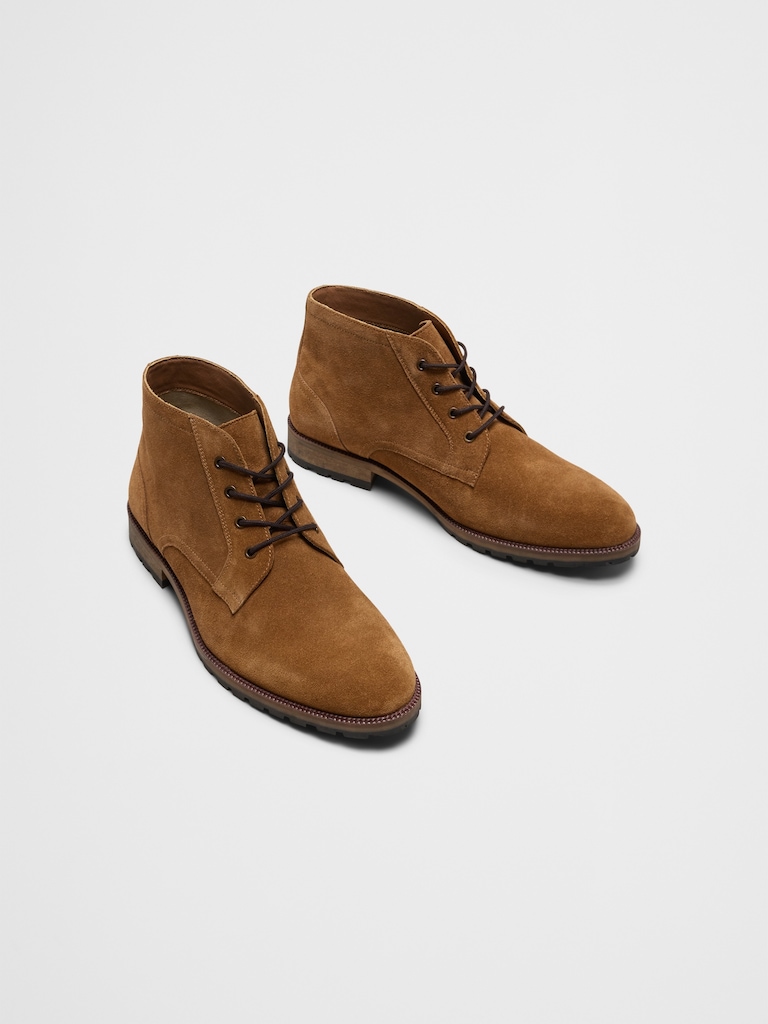 Suede Chukka Lace Up Boot