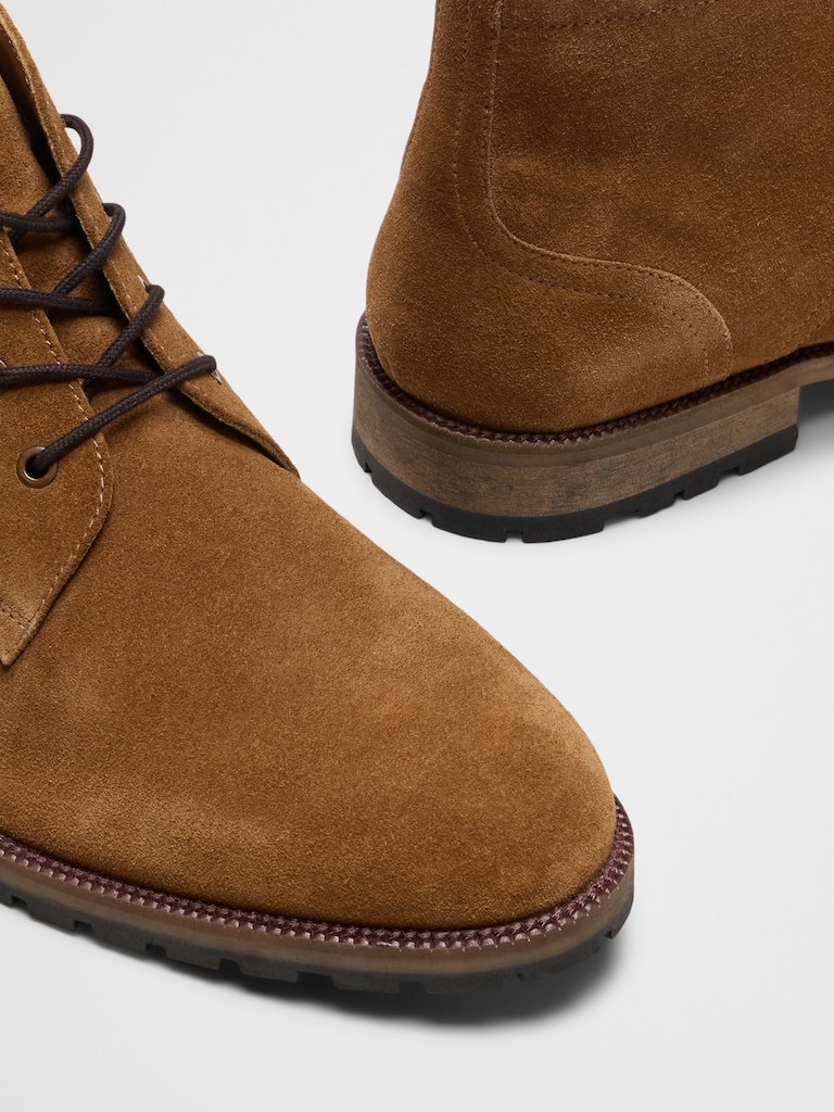Suede Chukka Lace Up Boot
