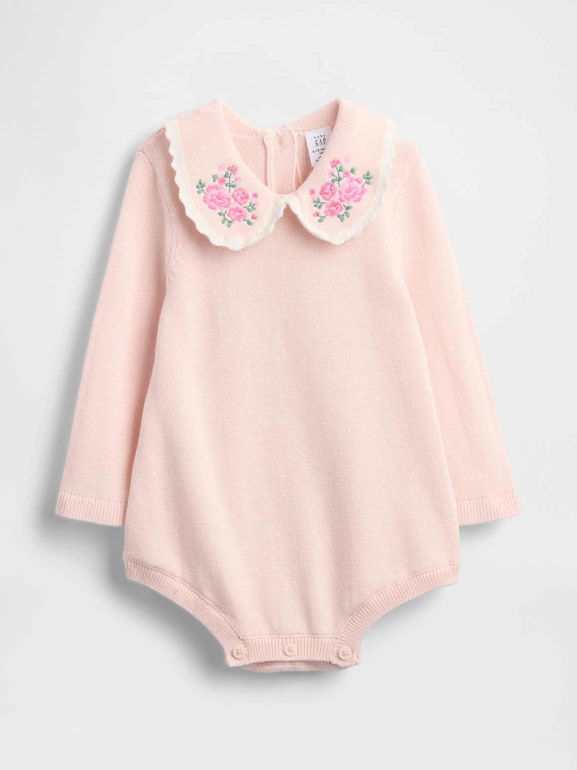 Baby Embroidered Sweater Bodysuit